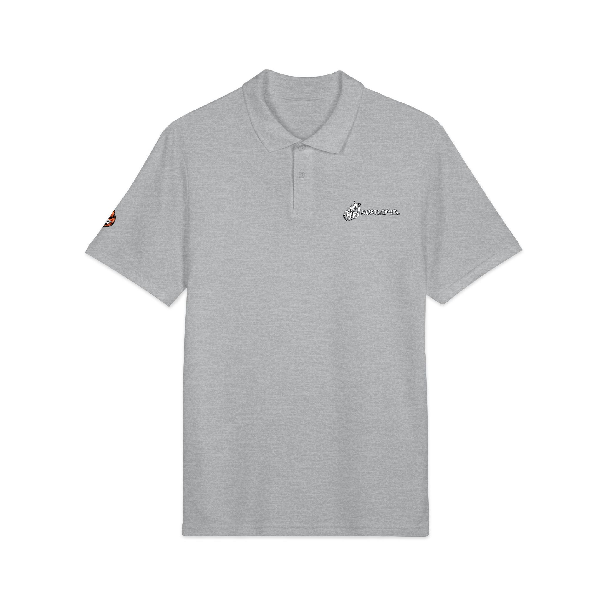 Embroidered HustleFuel Logo Performance Fit Polo