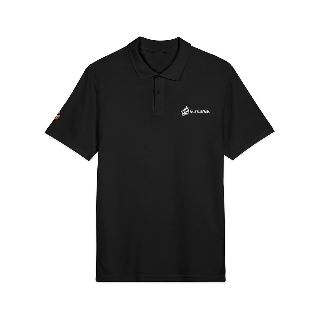 Embroidered HustleFuel Logo Performance Fit Polo