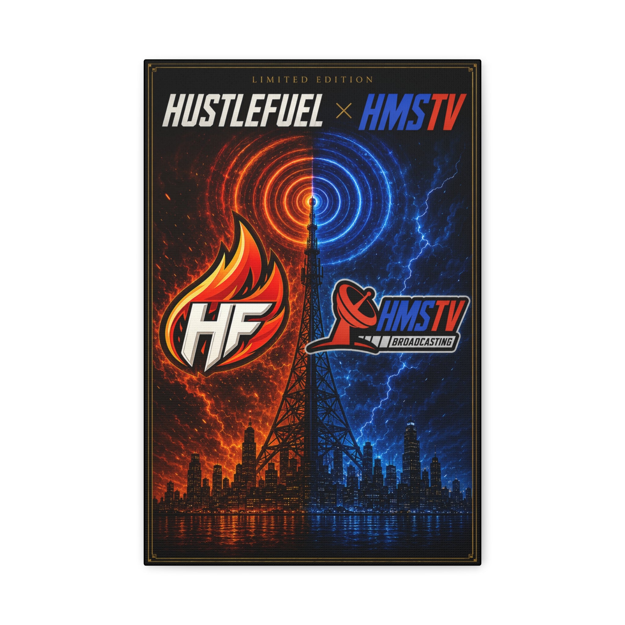 HustleFuel x HMSTV Limited Edition Matte Canvas Print