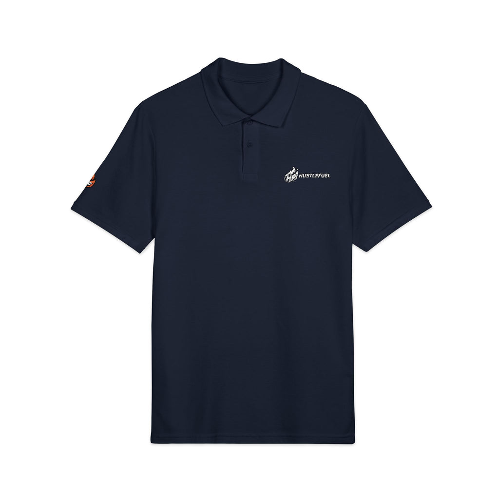 Embroidered HustleFuel Logo Performance Fit Polo