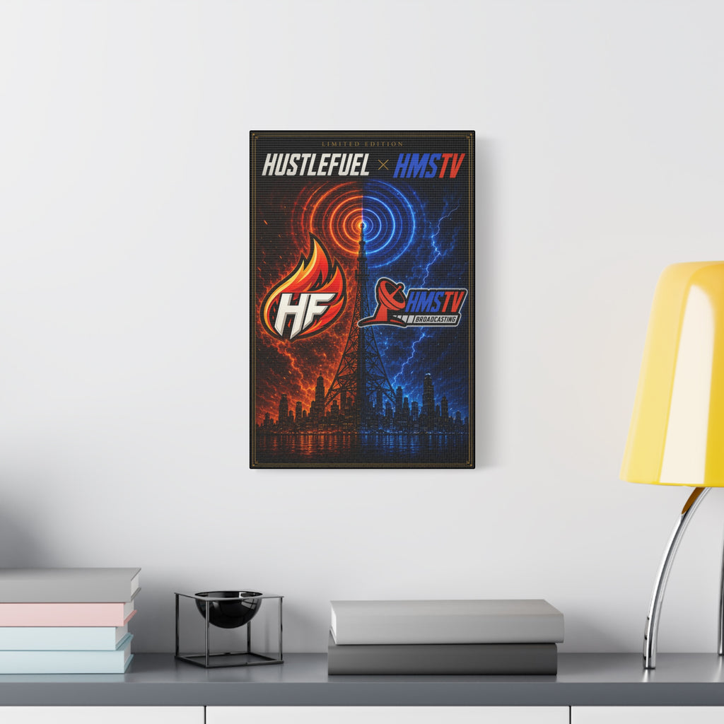 HustleFuel x HMSTV Limited Edition Matte Canvas Print