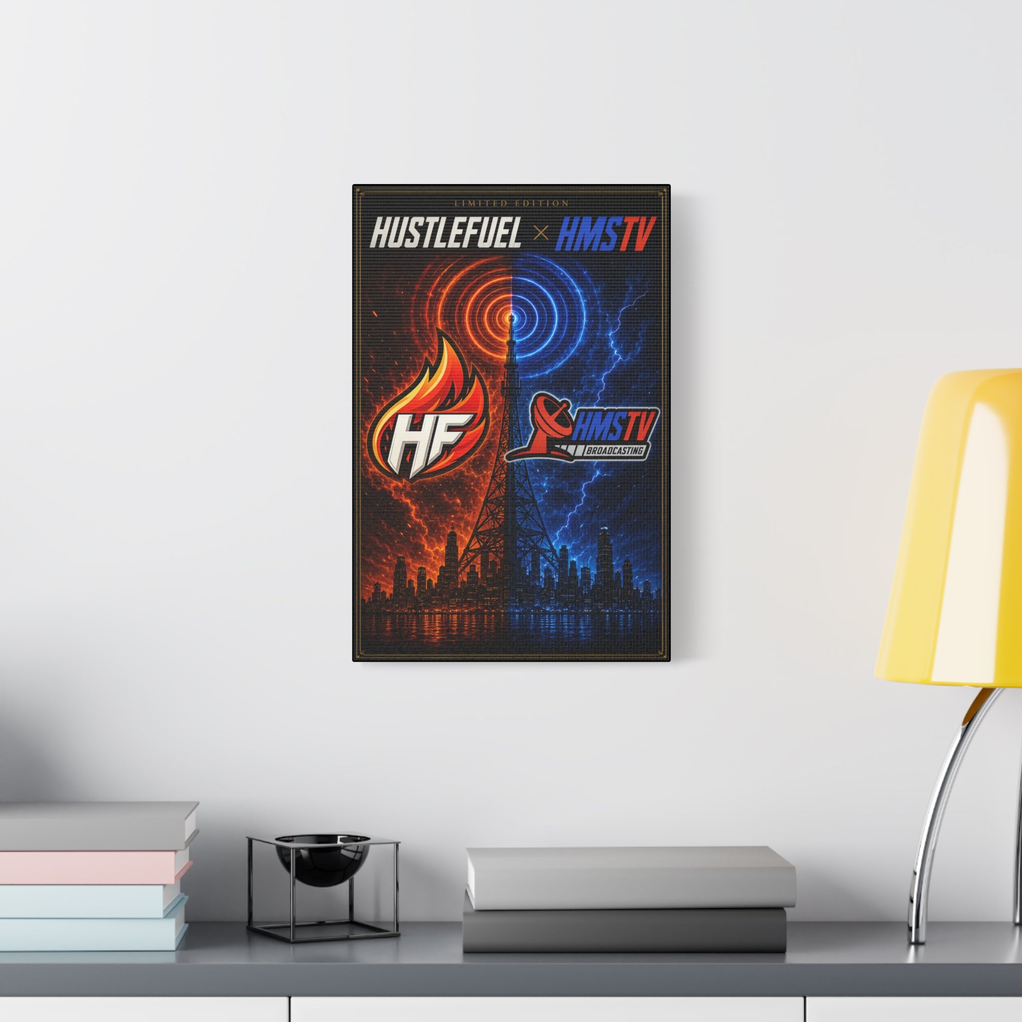 HustleFuel x HMSTV Limited Edition Matte Canvas Print