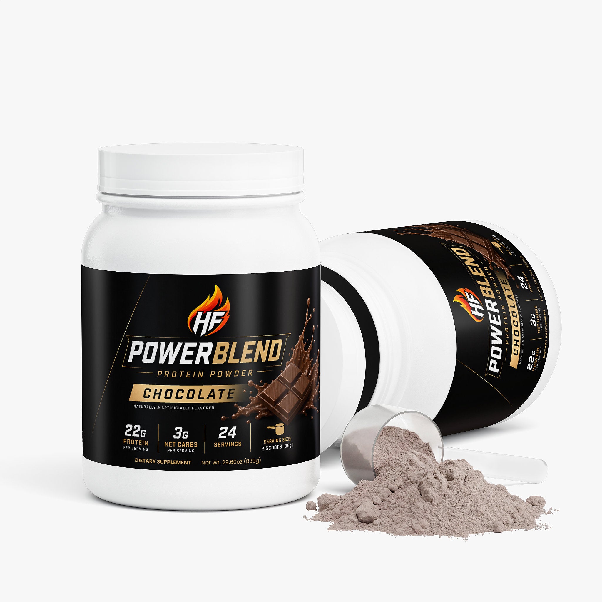 PowerBlend 100% Whey Protein Isolate (Chocolate)