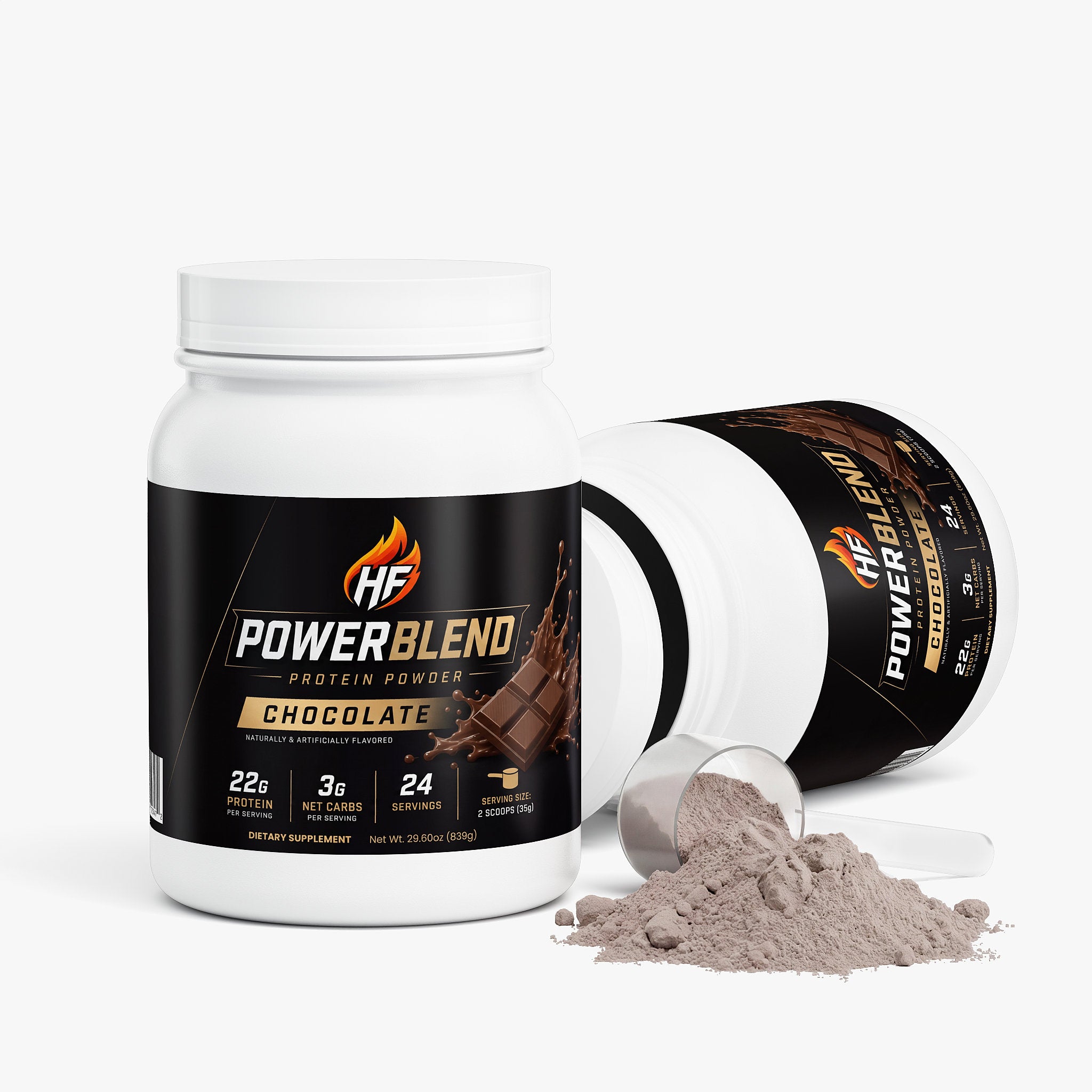 PowerBlend 100% Whey Protein Isolate (Chocolate)