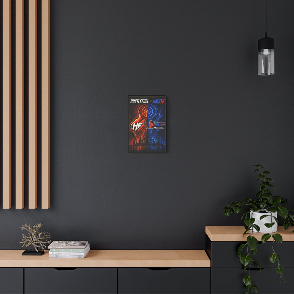 HustleFuel x HMSTV Limited Edition Matte Canvas Print