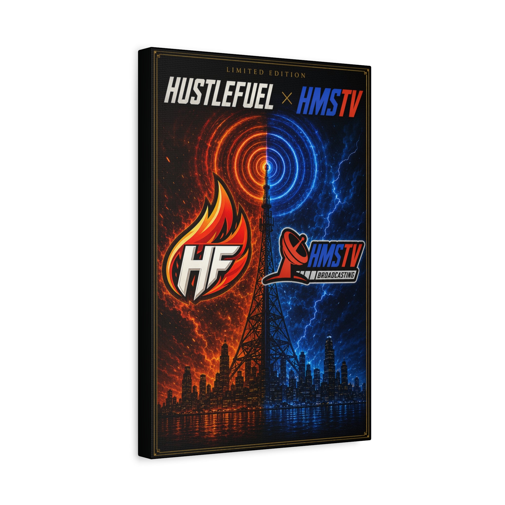 HustleFuel x HMSTV Limited Edition Matte Canvas Print