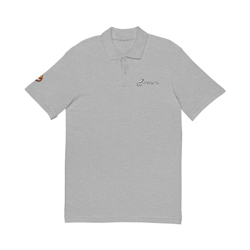 Embroidered HustleFuel Logo Performance Fit Polo