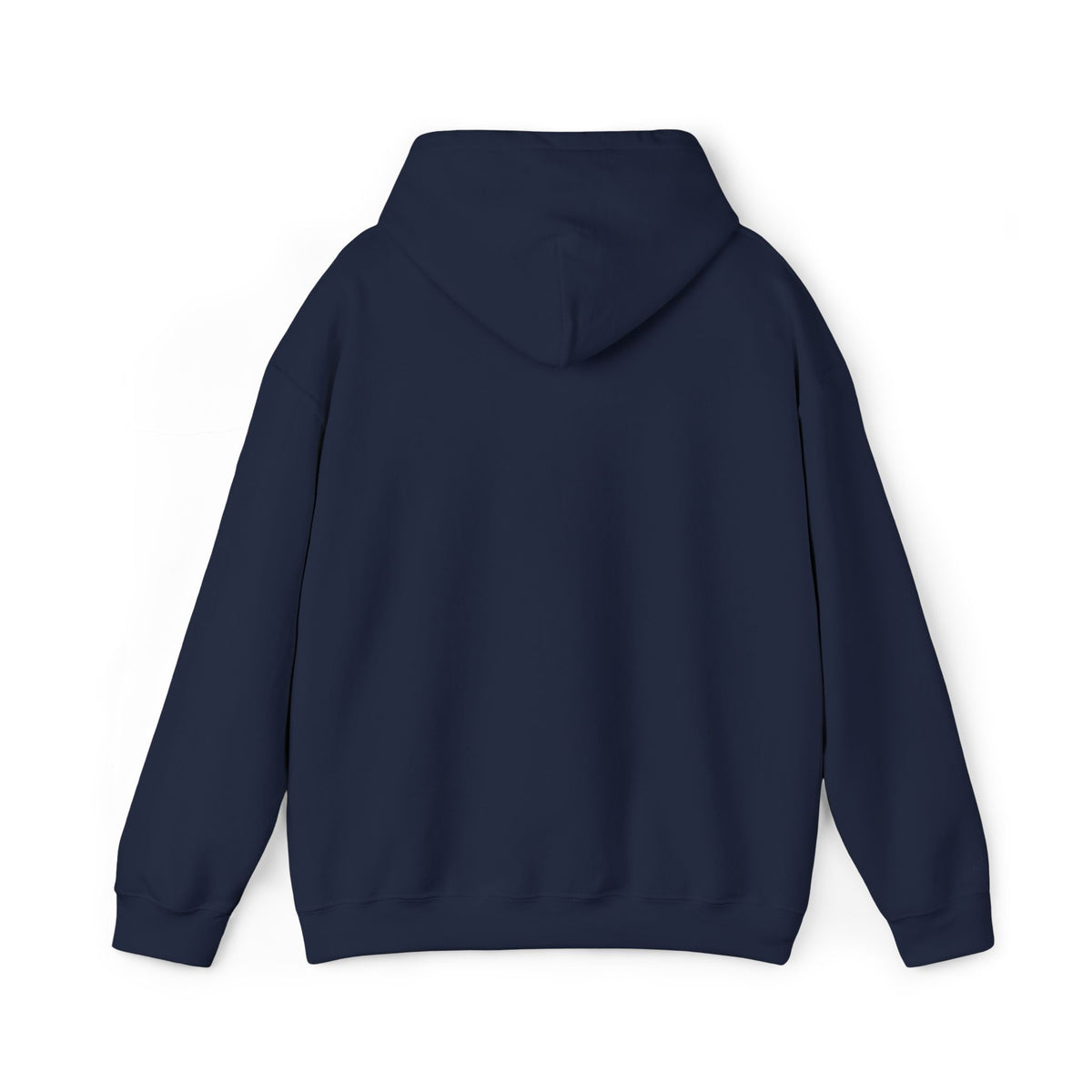 White HustleFuel Logo Embroidered Unisex Heavy Blend™ Hooded Sweatshirt
